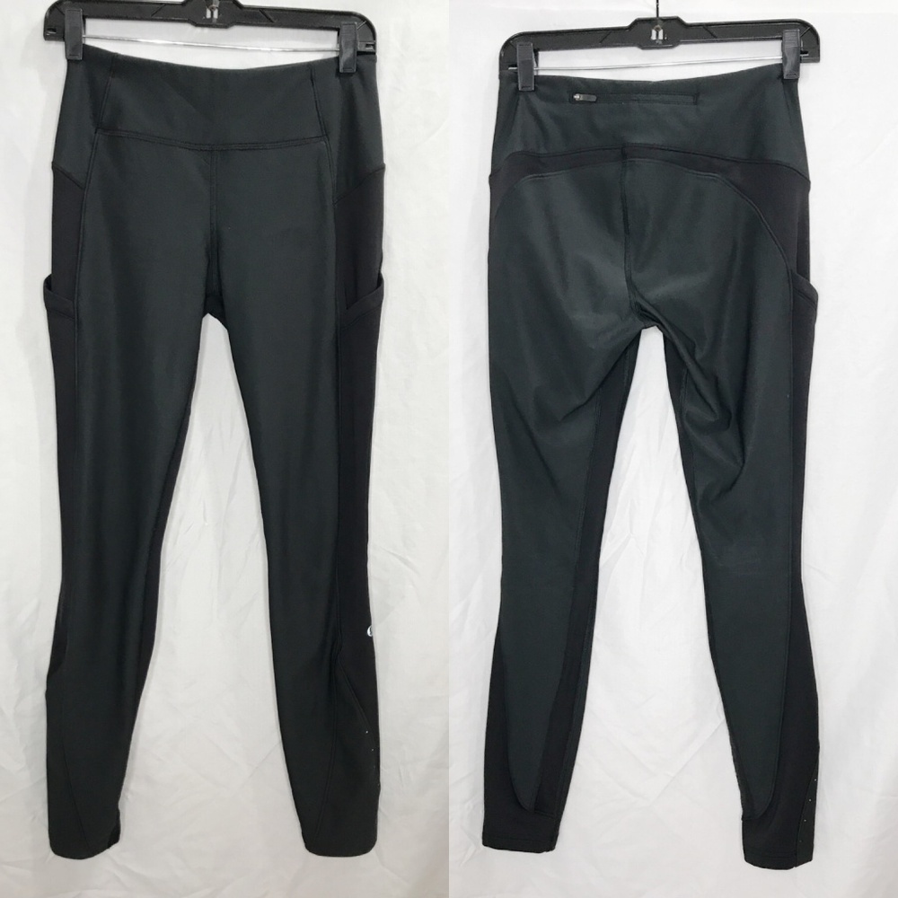 Lululemon Black Tights Leggings with Pockets 6